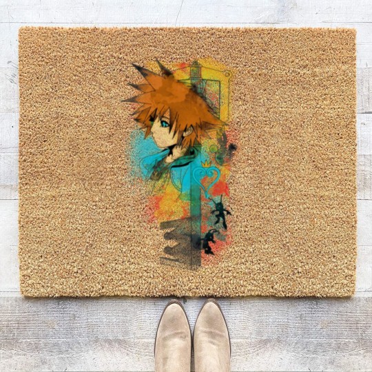 Discover Kingdom of Watercolors - Kingdom Hearts - Coir Doormats