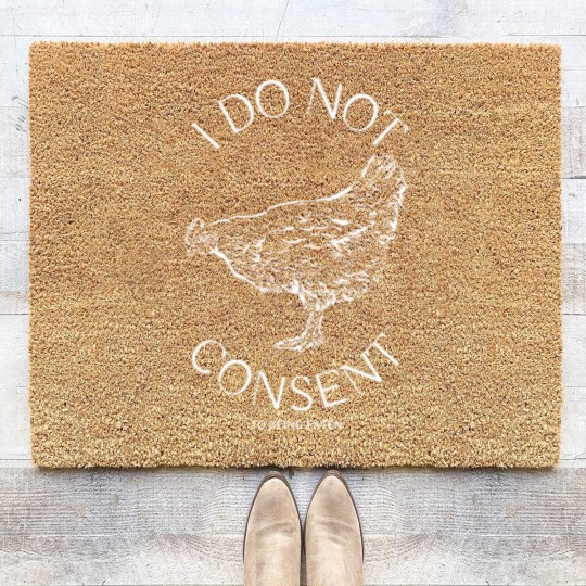 Discover I Do Not Consent to Being Eaten - Vegan - Coir Doormats