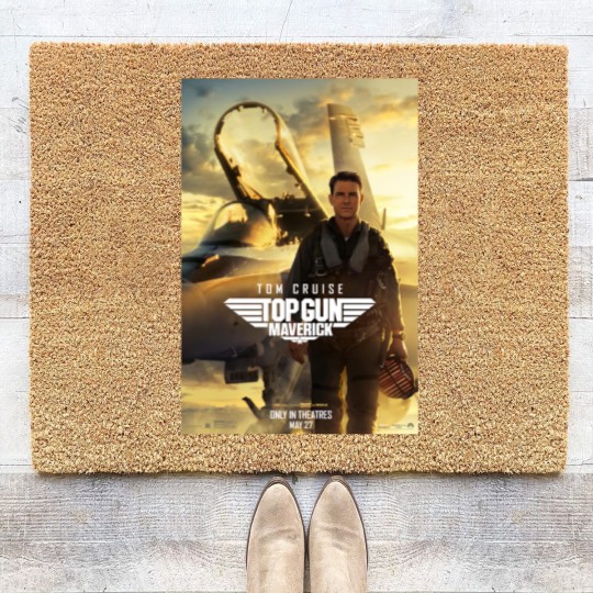 Discover Tom Cruise Top Gun Maverick Jets Flying Navy Pilot Movie 2022 New Film Coir Doormats
