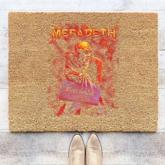 Discover Megadeth Coir Doormats Megadeth Men's Peace Sells
