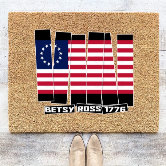 Discover Betsy Ross flag 1776 - Rush Limbaugh Betsy Ross - Coir Doormats
