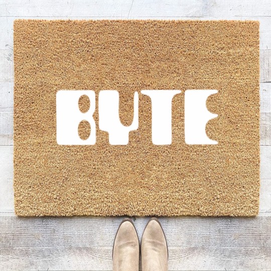 Discover Byte Magazine Coir Doormats