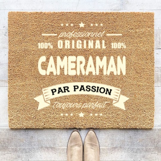 Discover Cameraman Original Coir Doormats