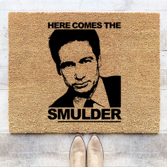 Discover Here Comes the sMulder - X-Files Returns in 2016! - David Duchovny - Coir Doormats