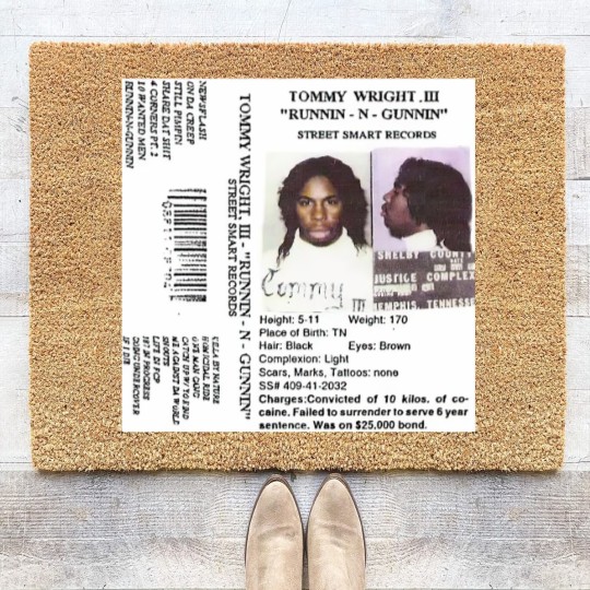 Discover Runnin N Gunnin Tommy Wright the 3rd Coir Doormats