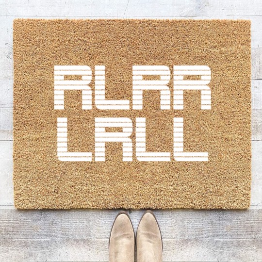 Discover RlRR LRLL Paradiddle Drummer Drumming Drum Drums Coir Doormats