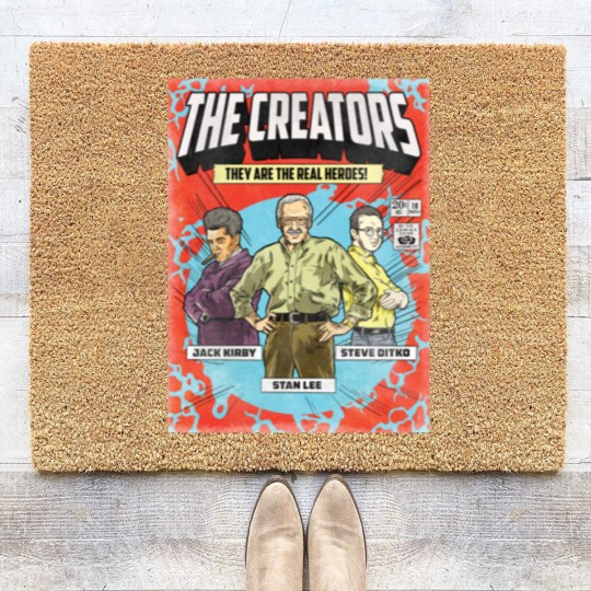 Discover The Creators - Stan Lee - Coir Doormats
