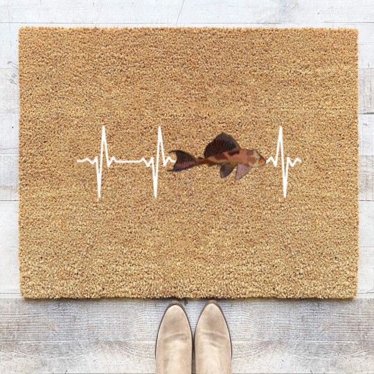 Discover Plecostomus Heartbeat Coir Doormats