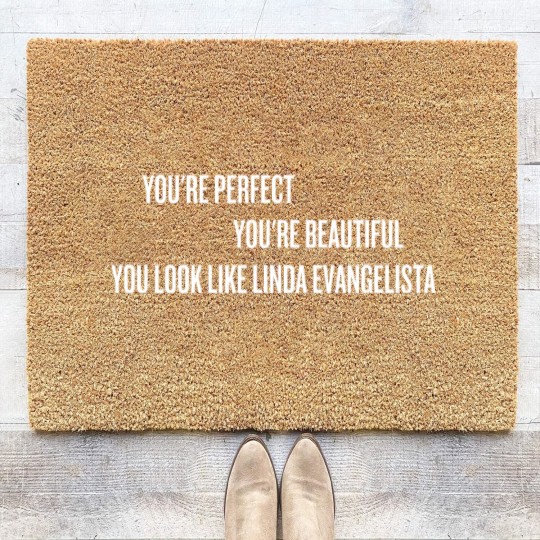 Discover you look like linda evangelista - Rupauls Drag Race - Coir Doormats