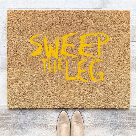 Discover Sweep the leg Coir Doormats