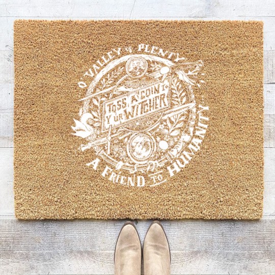 Discover The Witcher Coir Doormats  | Toss a coin to your witcher Coir Doormats