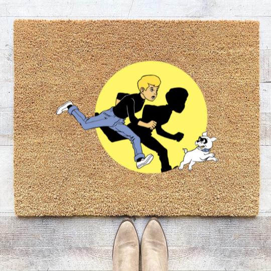 Discover Double Tin Quest - Jonny Quest - Coir Doormats