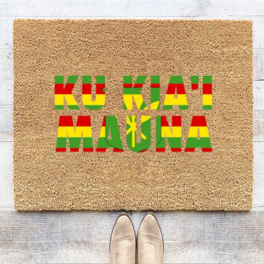 Discover Ku Kiai Mauna Coir Doormats Hawaiian We Are Mauna Kea