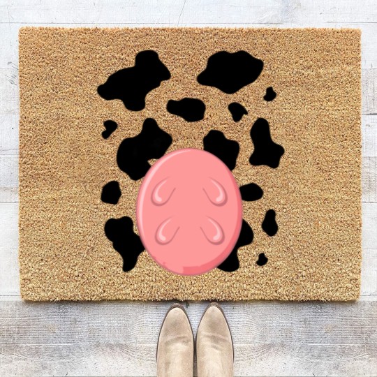 Discover Cow Utters Costume Coir Doormats Funny Cute Halloween