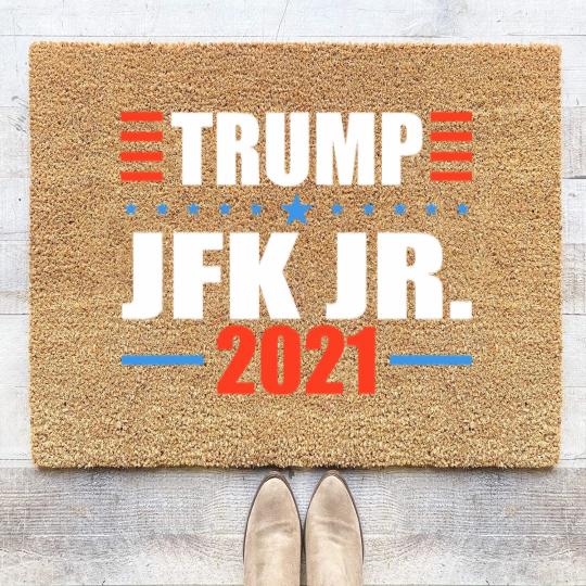 Discover T.r.u.m.p JFK Jr. 2021 Vote For T.r.u.m.p Desantis 2024 Election Coir Doormats