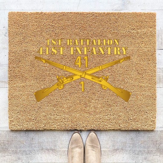 Discover Army 1st Bn 41st Infantry X 300 Hat Coir Doormats