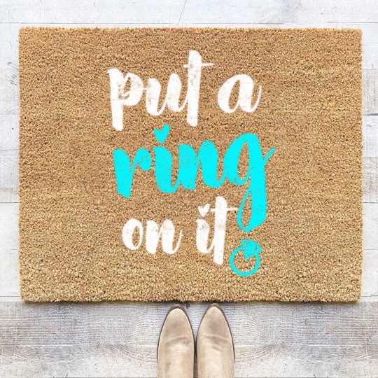 Discover Put a ring on it Coir Doormats