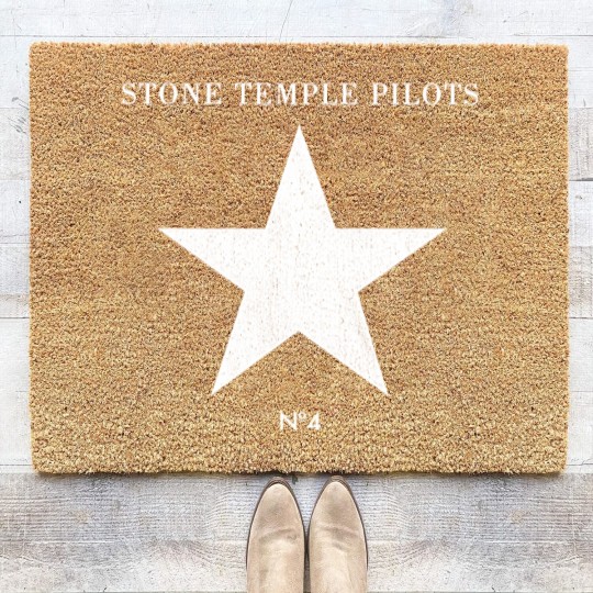 Discover Stone Temple Pilots Rock Band Number 4 Album Cover Adult Short Sleeve Coir Doormats