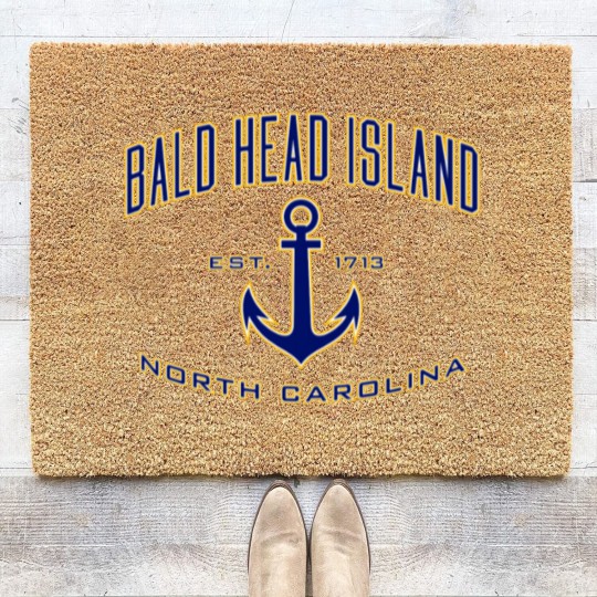 Discover Bald Head Island Nc For Women & Men Coir Doormats