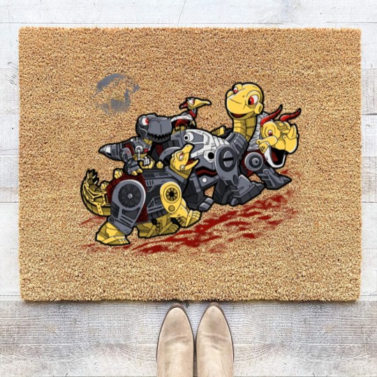Discover Bots Before Time - Dinosaur - Coir Doormats