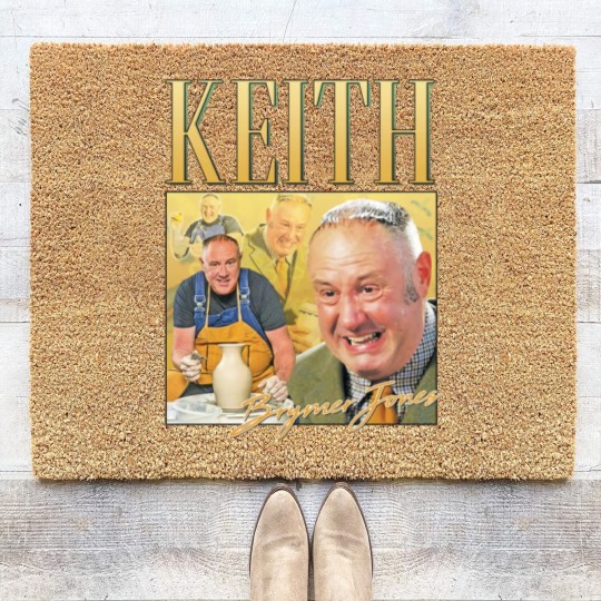 Discover Keith Brymer Jones Homage Coir Doormats Coir Doormats Top Pottery Funny Icon Gift Throw British TV
