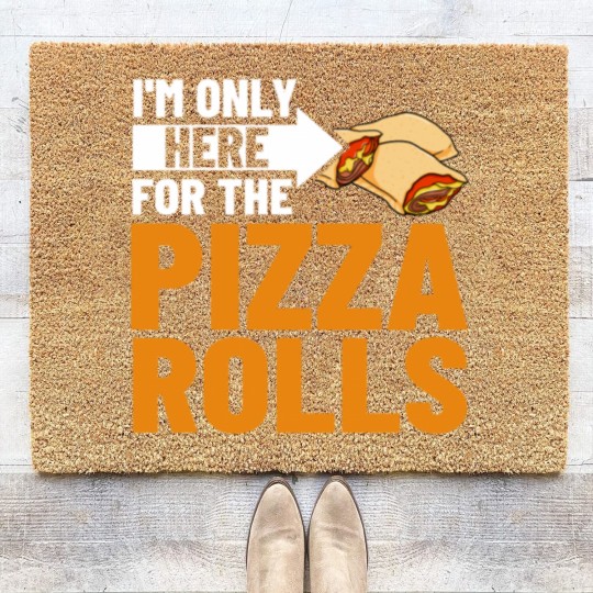 Discover Pizza Rolls Cheese Pepperoni Vegan Coir Doormats