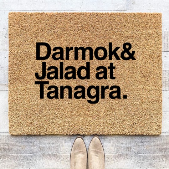 Discover Darmok and Jalad at Tanagra. - startrek2020 Tng - Coir Doormats
