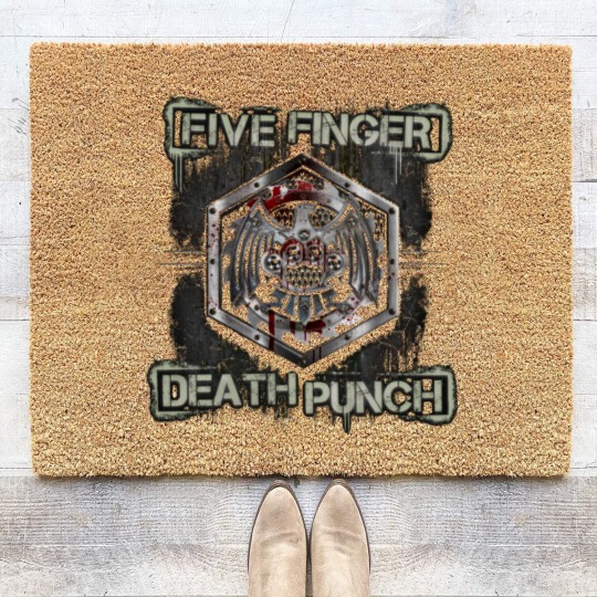 Discover Five Finger Death Punch Deputized Coir Doormats