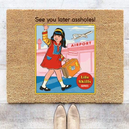 Discover See You Later - Funny - Coir Doormats