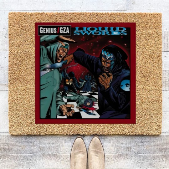 Discover Vintage Genius GZA liquid swords hip hop RETRO Coir Doormats