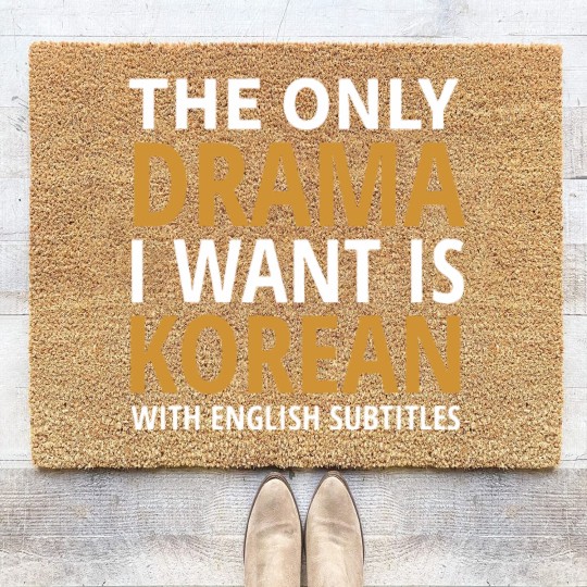 Discover I Watch Kdrama Coir Doormats