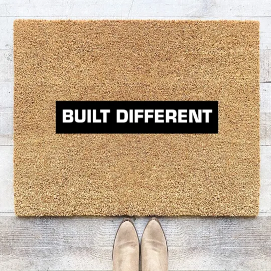 Discover Just built different Coir Doormats