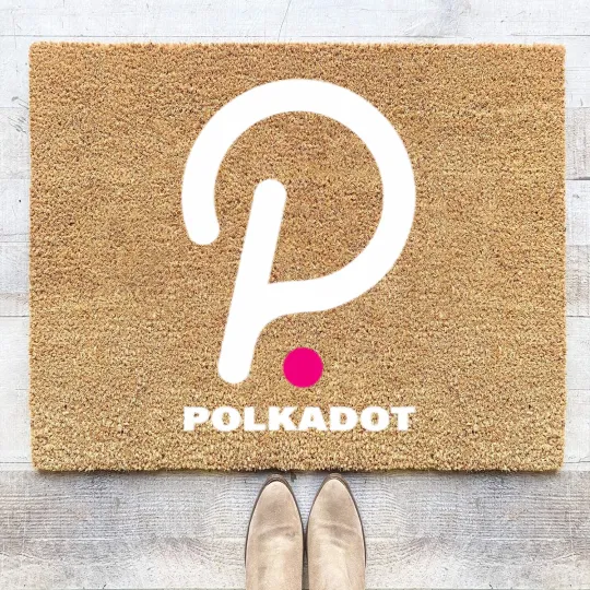Discover Polka Dot Coir Doormats Polkadot Logo Crypto Cryptocurrency