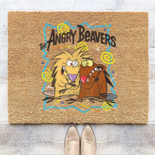 Discover Beaver Liquor Coir Doormats Nick 90s The Angry Beavers Insane Humorous