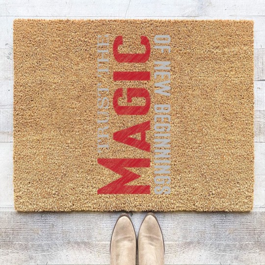 Discover trust the magic of new beginnings Coir Doormats