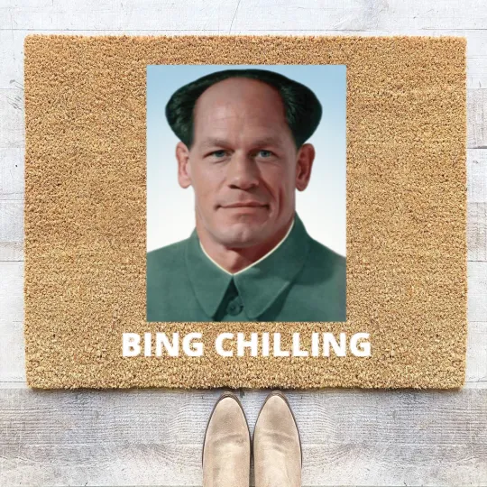 Discover John Xina Bing Shi Ling Ice-cream meme - Bing Shi Ling - Coir Doormats