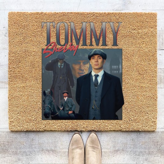 Discover Tommy Shelby Homage Coir Doormats Coir Doormats Top Peaky TV Show Gift Tom Thomas By Order Cillian Murphy