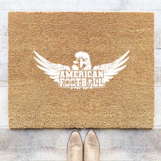 Discover Football American Football Footballer Coir Doormats
