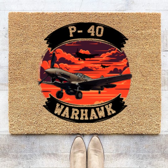 Discover P-40 WARHAWK FORMATION - P 40 Warhawk - Coir Doormats