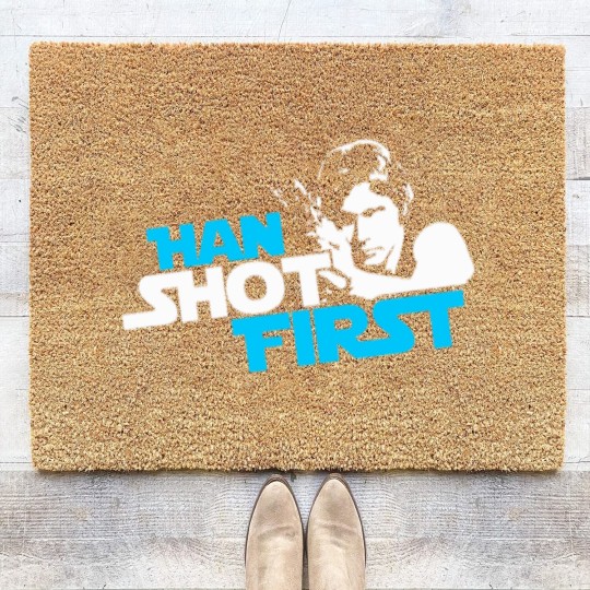 Discover Han Shot First Coir Doormats