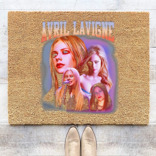 Discover Vintage 90s Avril Lavigne Coir Doormats