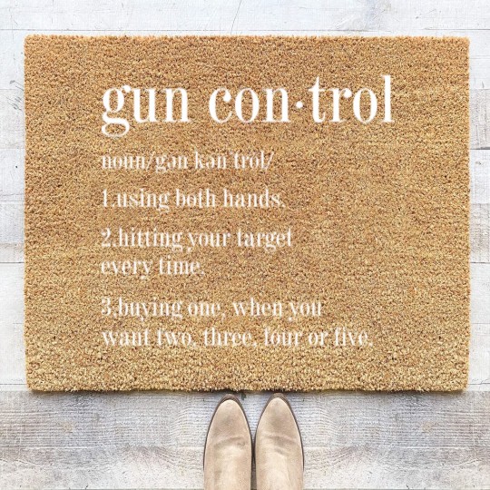 Discover Gun Control Definition Instructions Coir Doormats