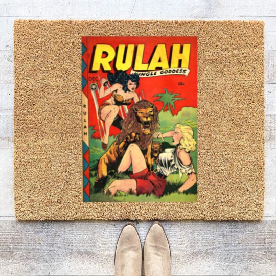 Discover Rulah Jungle Goddess Comic Cover - Comics - Coir Doormats