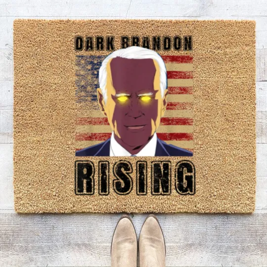 Discover Dark Brandon Rising Coir Doormats