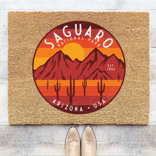 Discover Saguaro National Park - Saguaro National Park - Coir Doormats