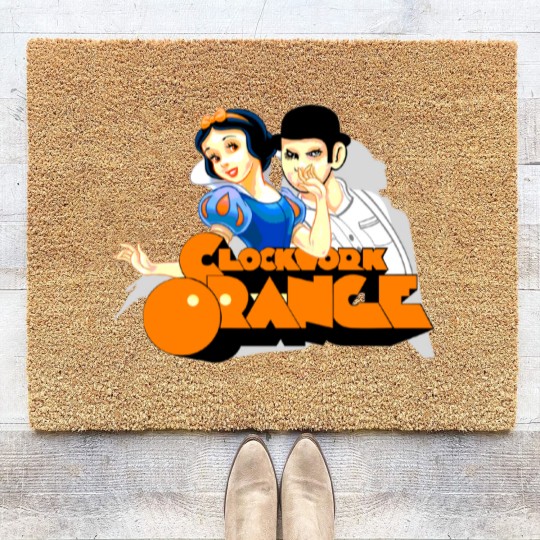 Discover Orange Snow - Clockwork Orange - Coir Doormats