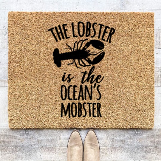Discover The lobster is the ocean's mobster Coir Doormats