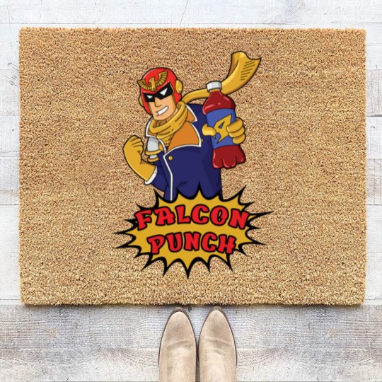 Discover Falcon Punch - Captain Falcon - Coir Doormats