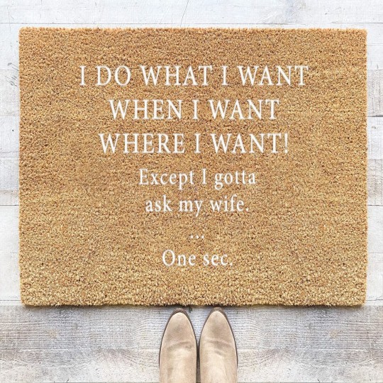 Discover I Do What I Want When I Want Coir Doormats