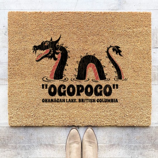 Discover "Ogopogo" - Okanagan Lake, British Columbia - Okanagan Lake British Columbia - Coir Doormats